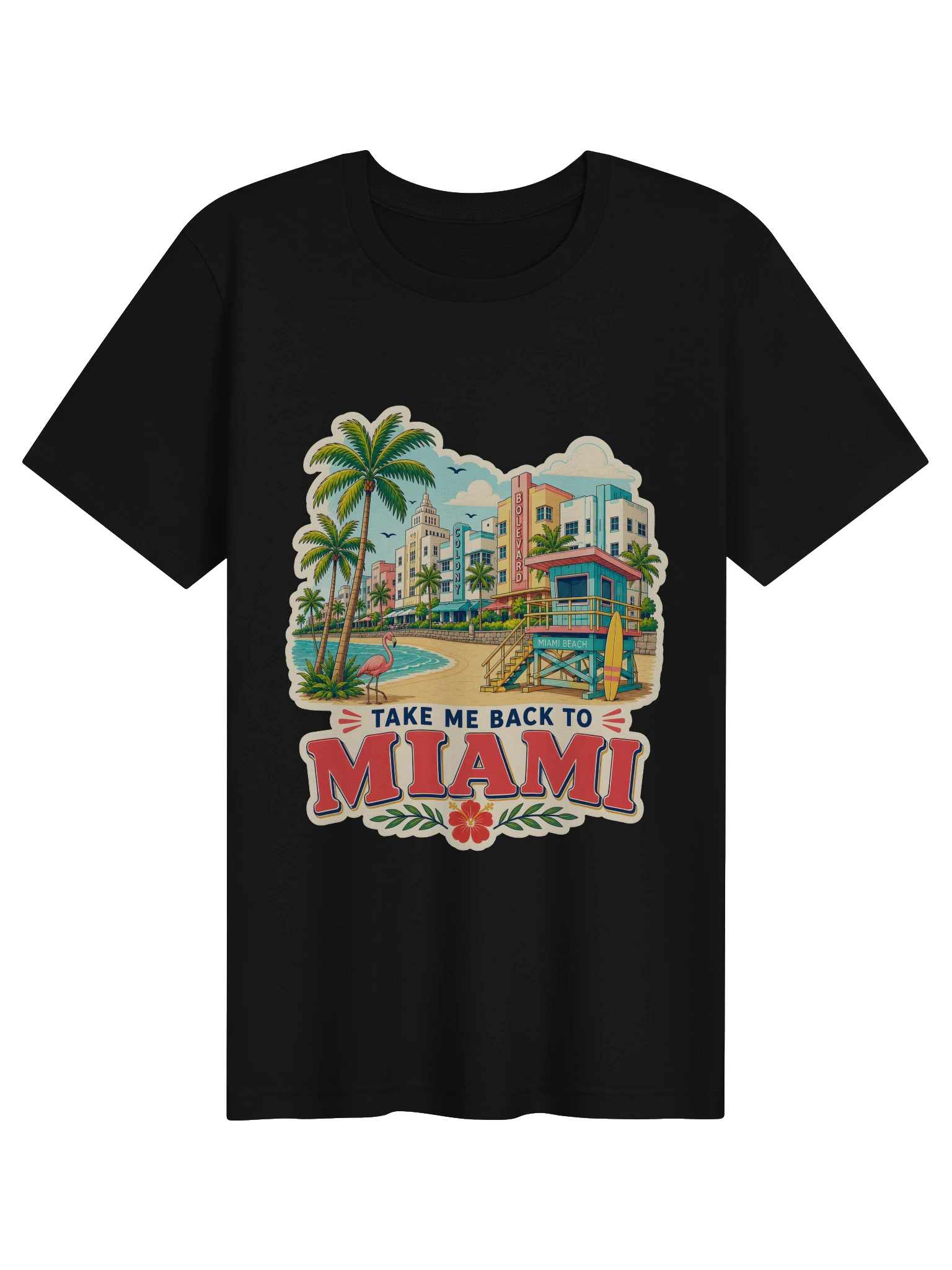 Take Me Back To Miami T-Shirt preview from Lolsies