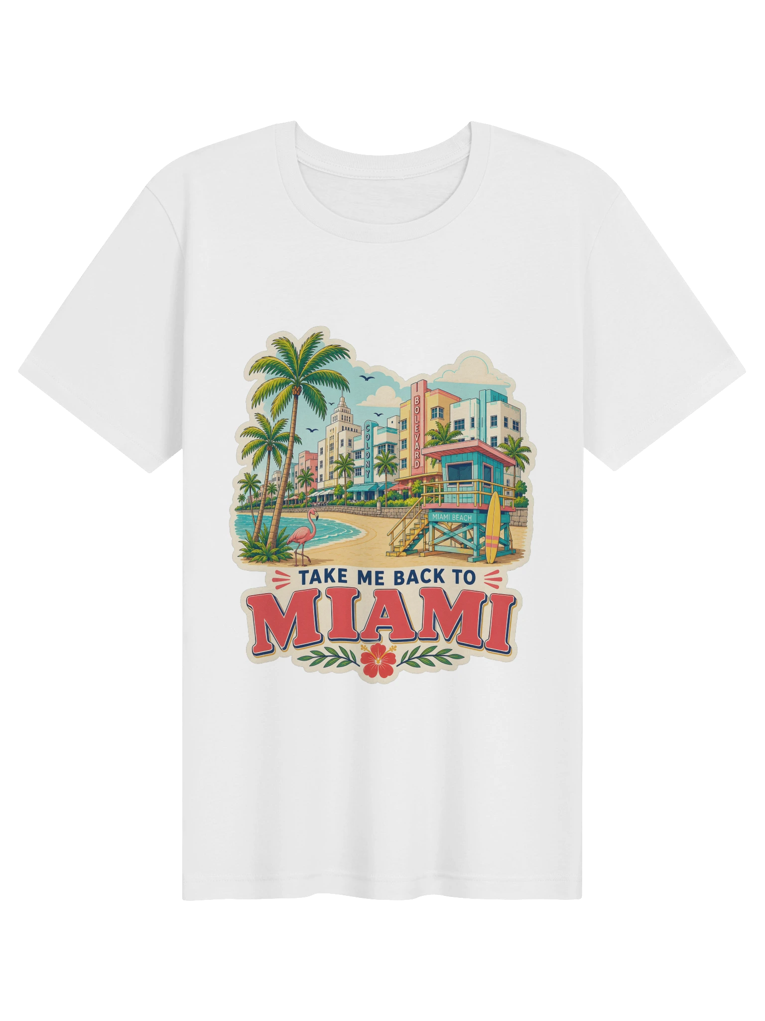 Take Me Back To Miami T-Shirt preview from Lolsies