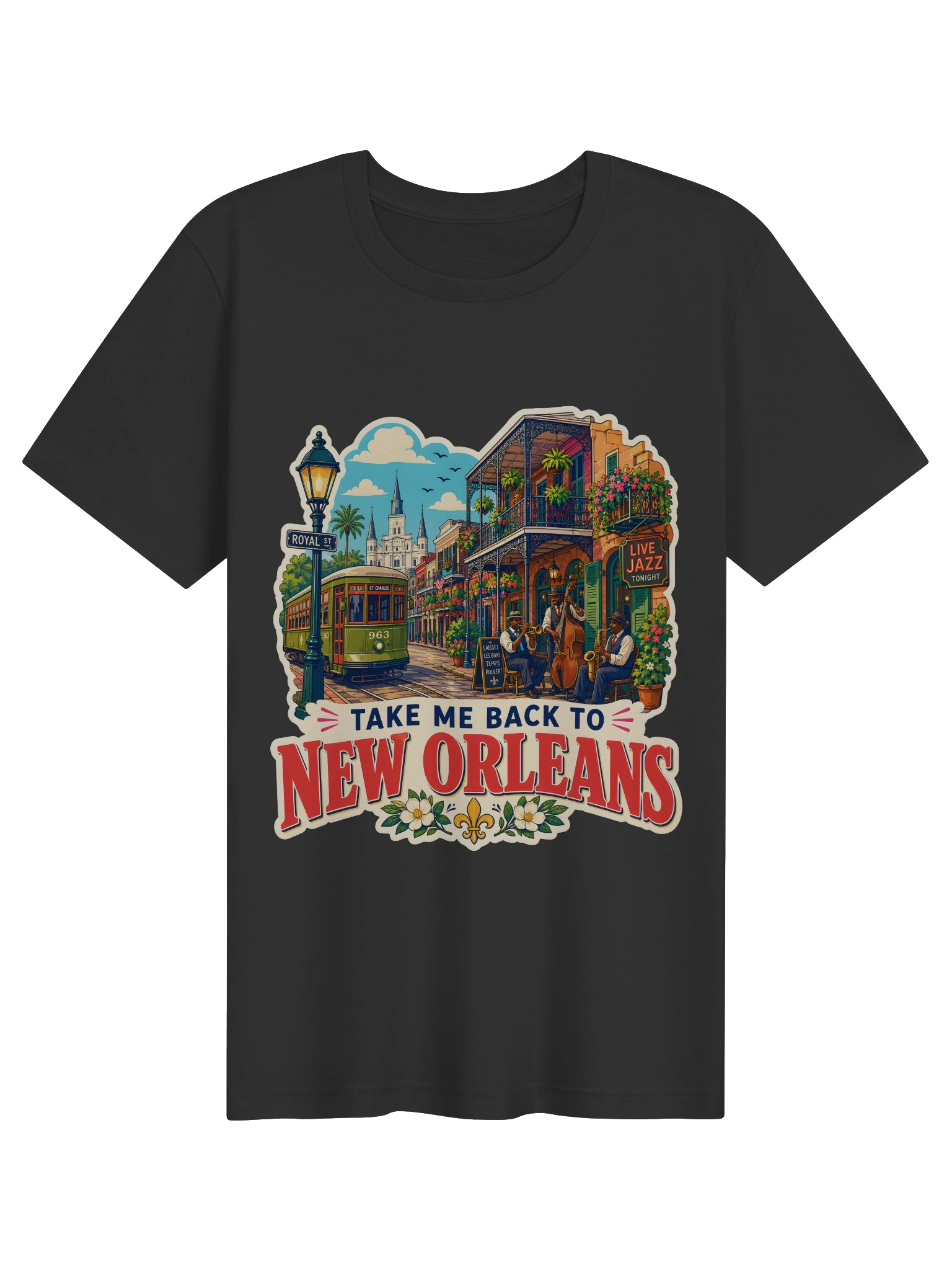 Take Me Back To New Orleans T-Shirt preview from Lolsies