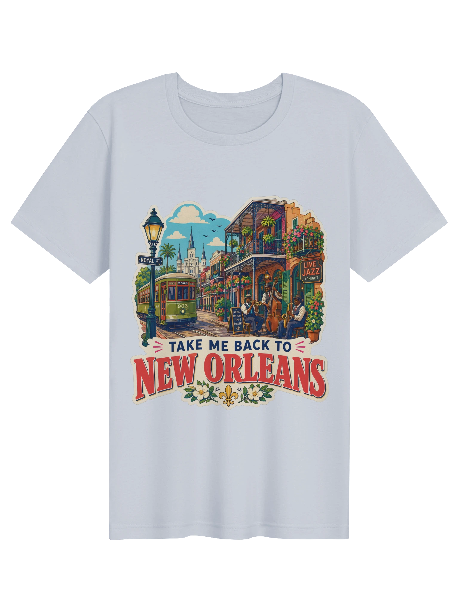 Take Me Back To New Orleans T-Shirt preview from Lolsies