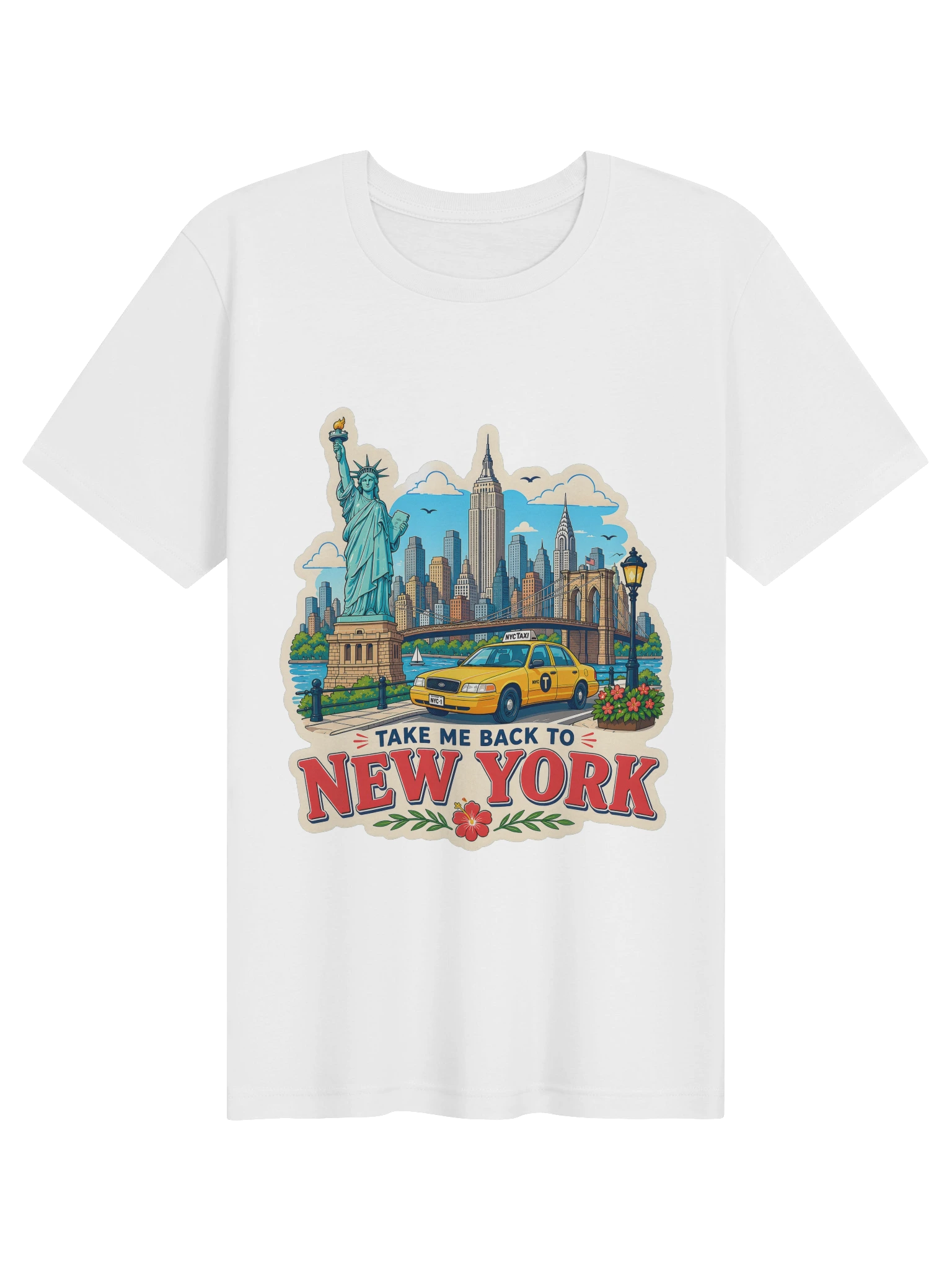 Take Me Back To New York white preview