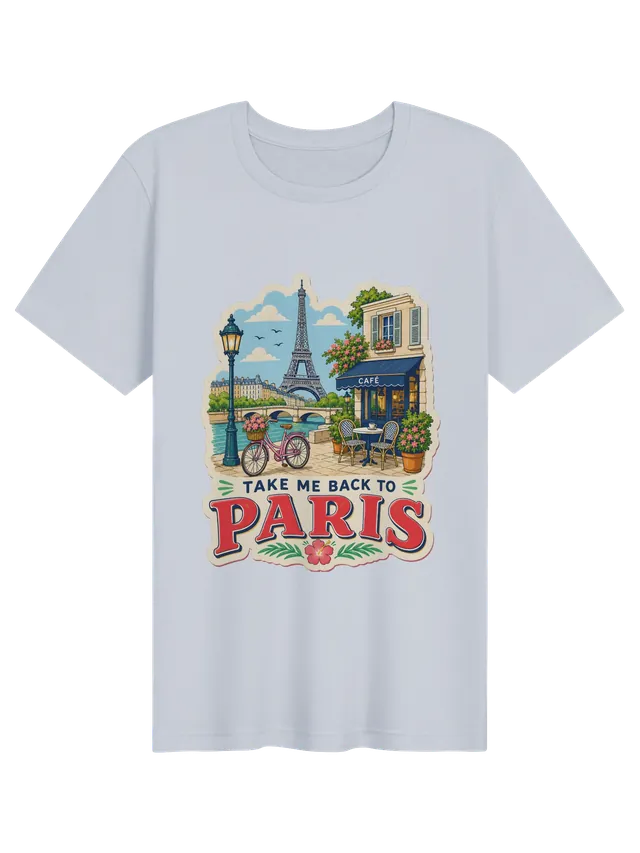 Take Me Back To Paris light blue preview