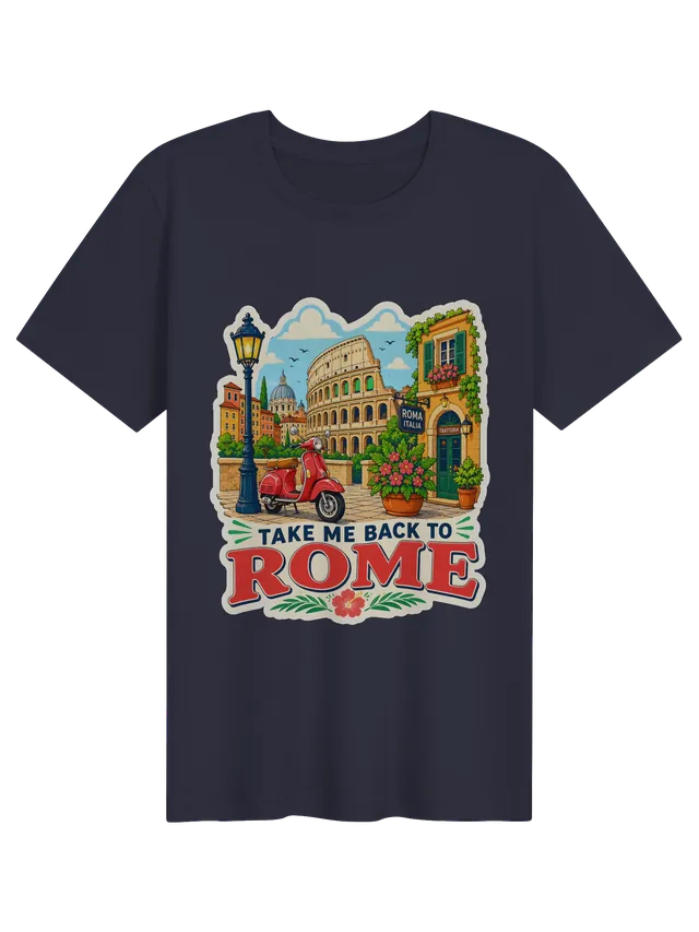 Take Me Back To Rome navy preview