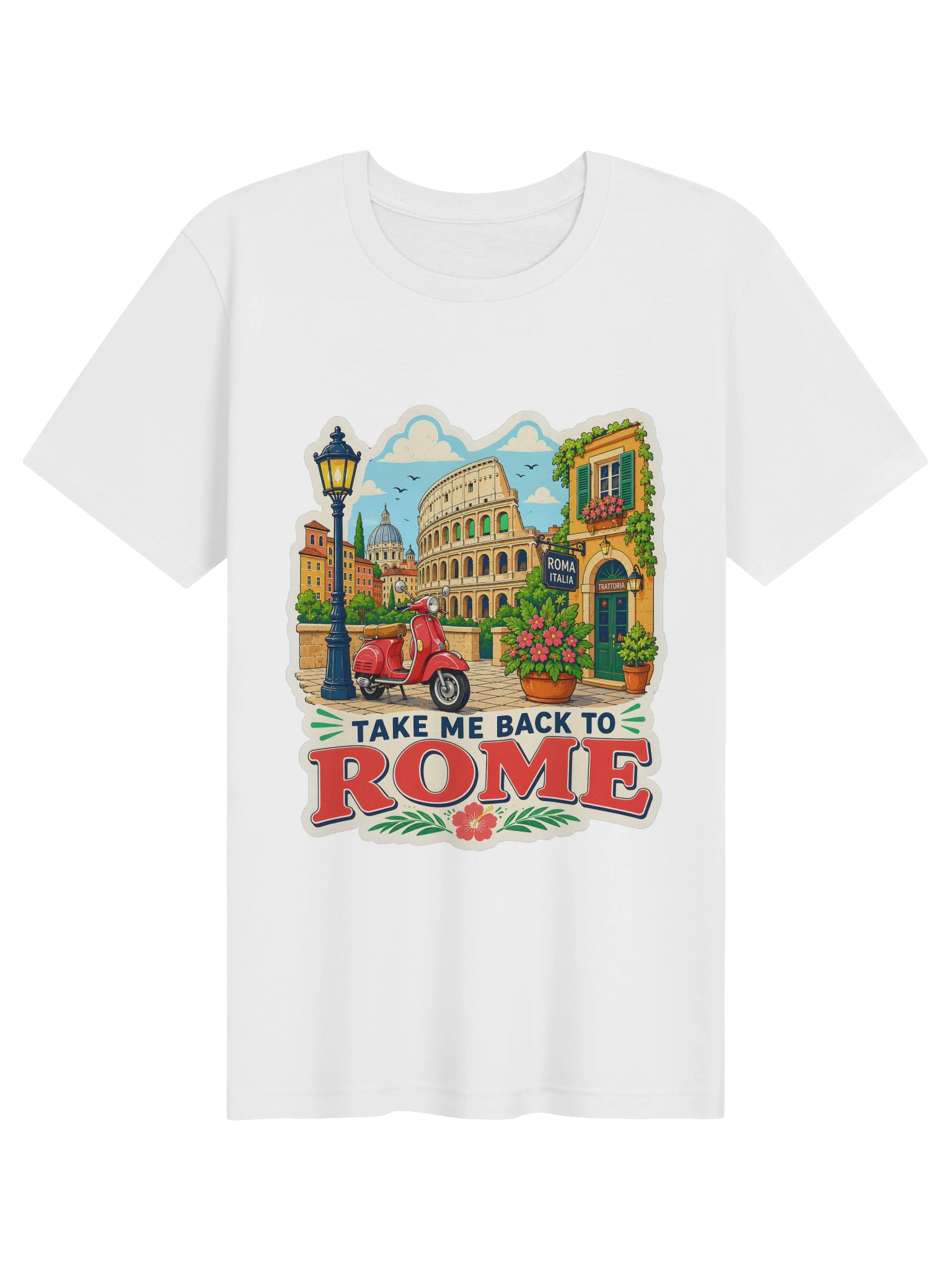 Take Me Back To Rome T-Shirt preview from Lolsies