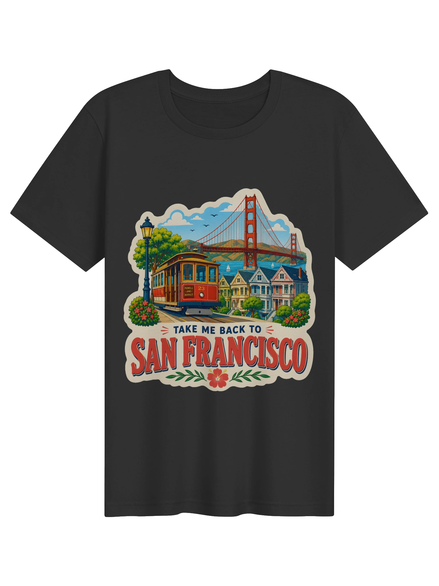 Take Me Back To San Francisco T-Shirt preview from Lolsies