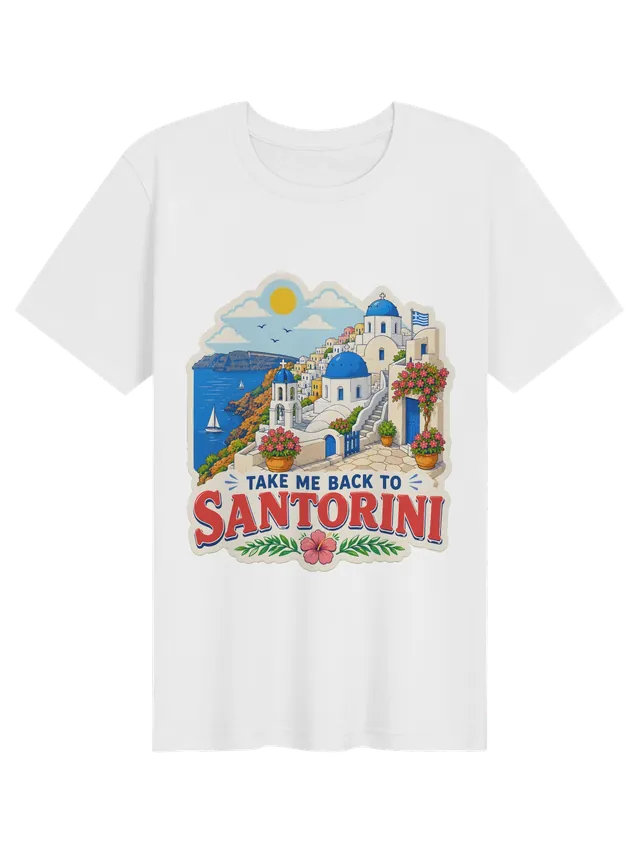 Take Me Back To Santorini white preview