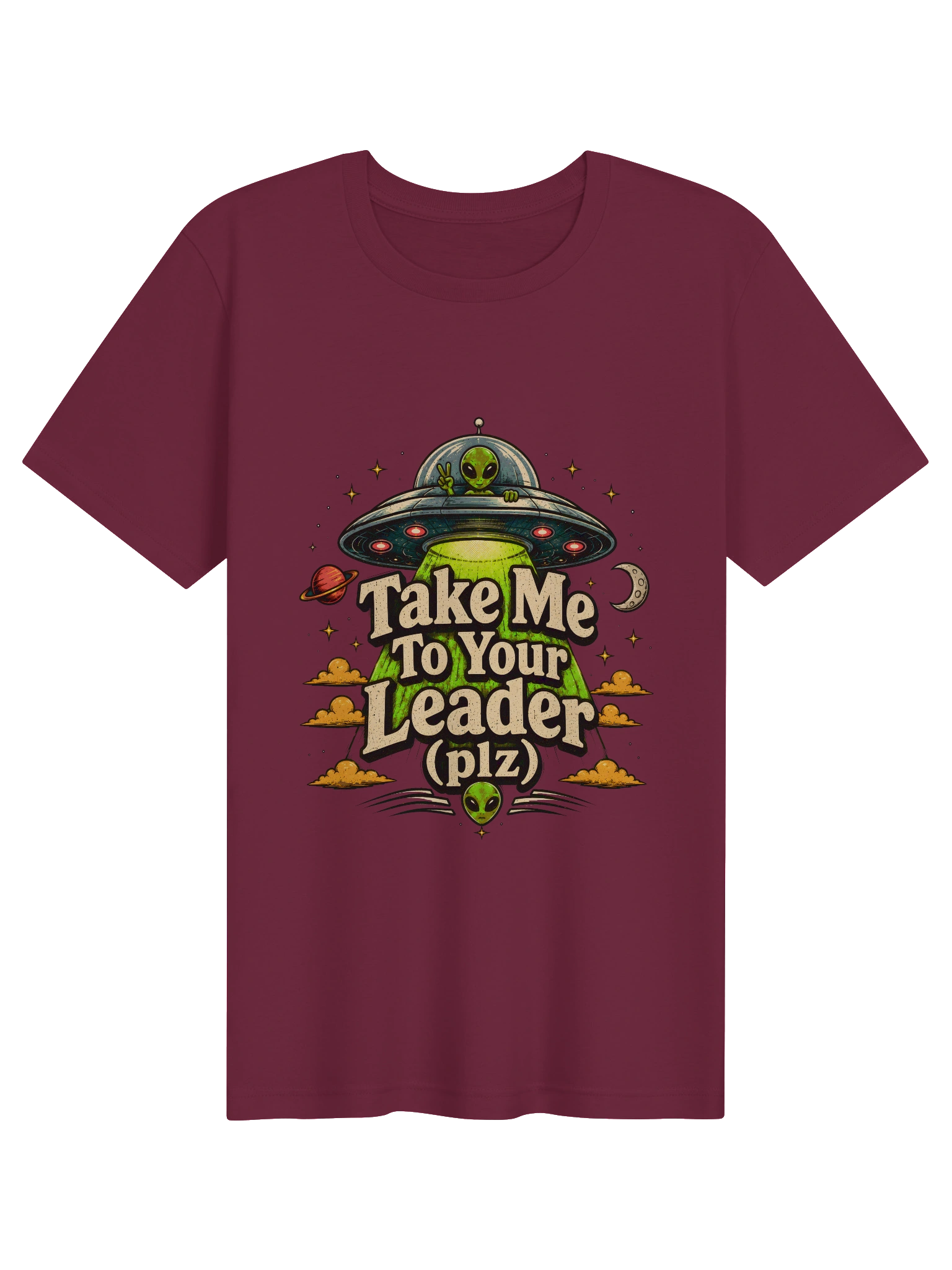 Take Me To Your Leader maroon preview