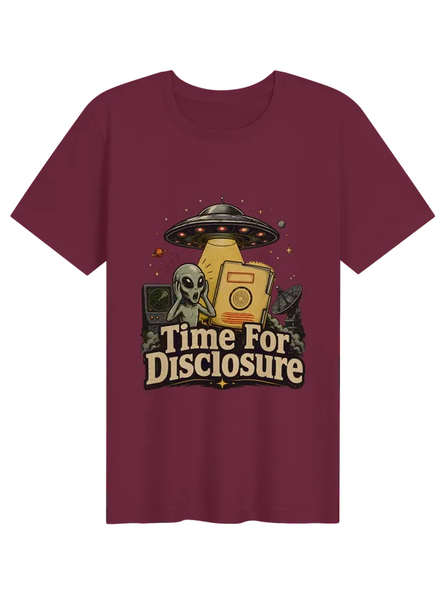 Time For Disclosure maroon preview