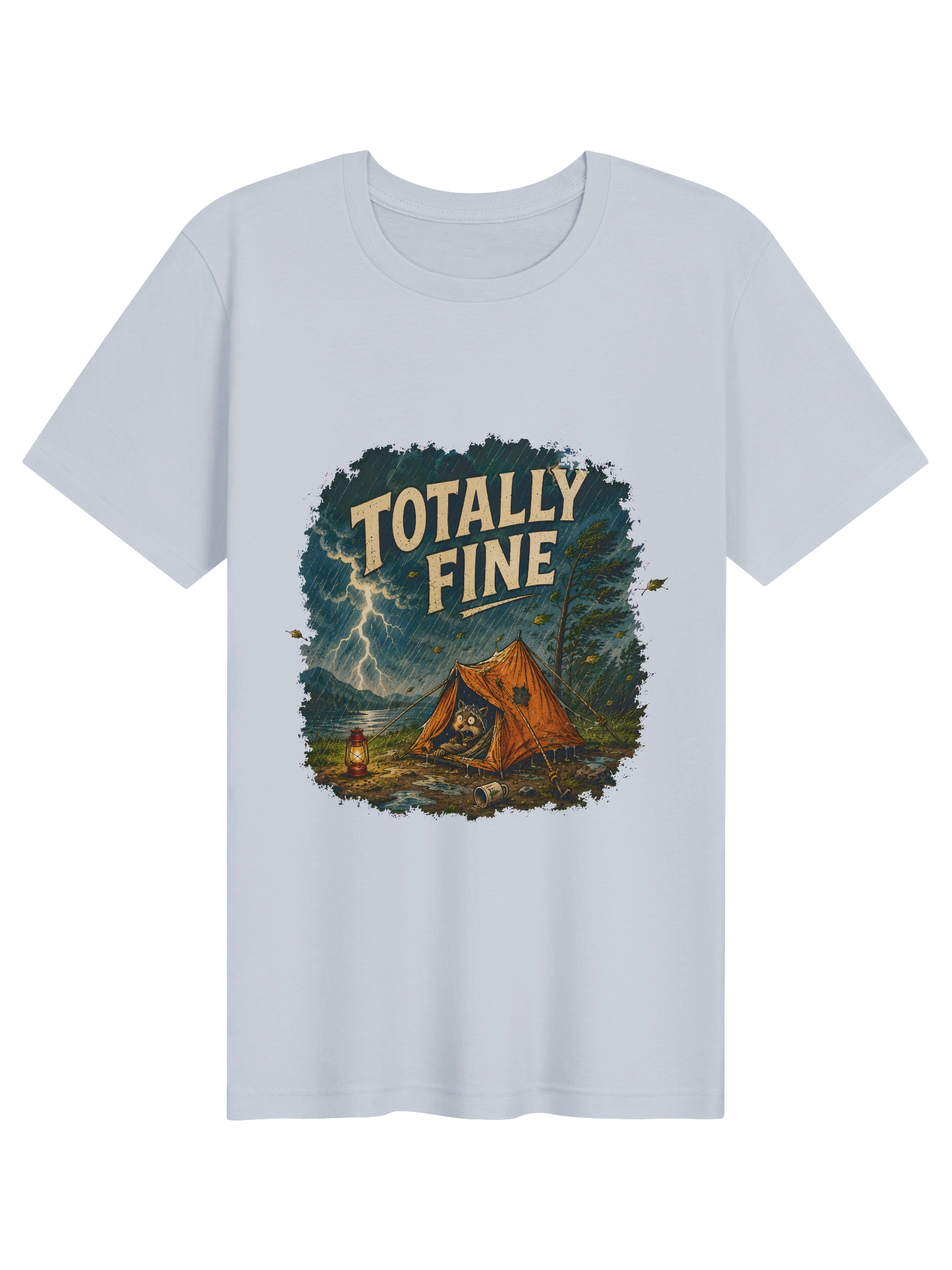 Totally Fine T-Shirt preview from Lolsies