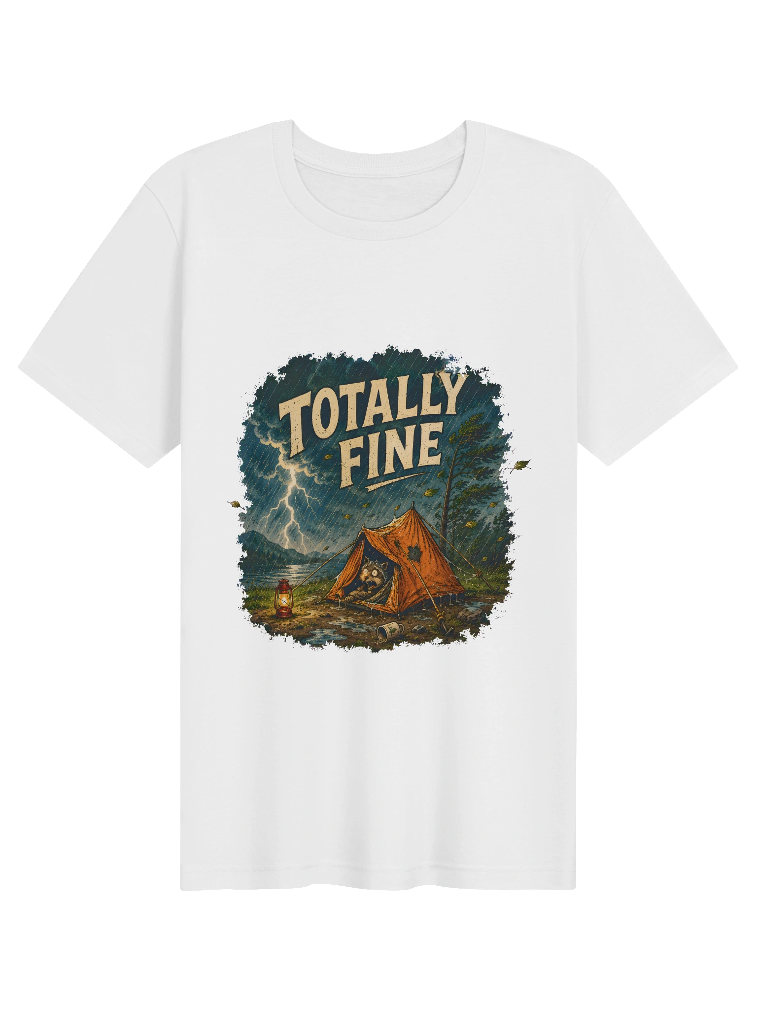 Totally Fine T-Shirt preview from Lolsies