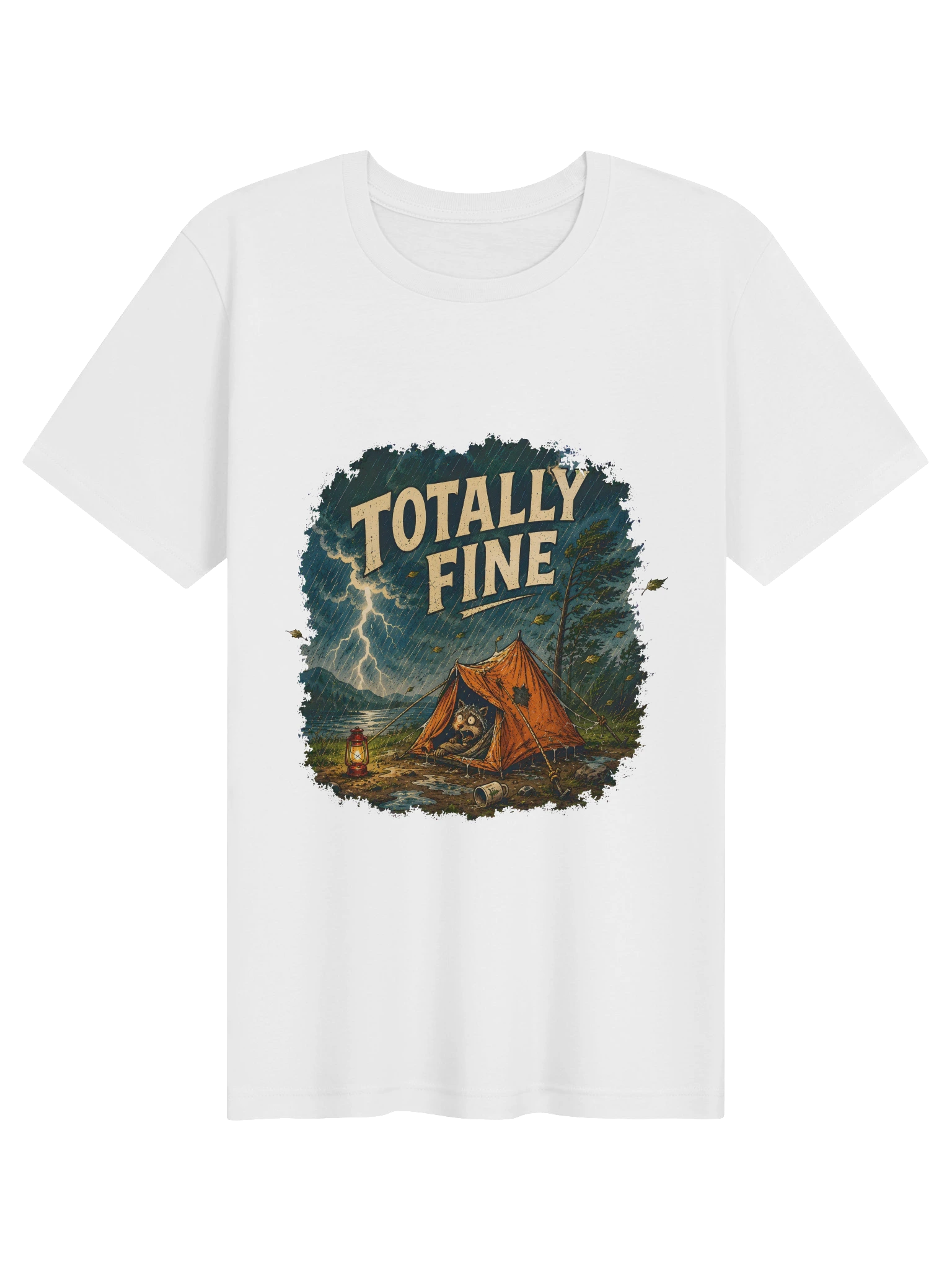 Totally Fine T-Shirt preview from Lolsies