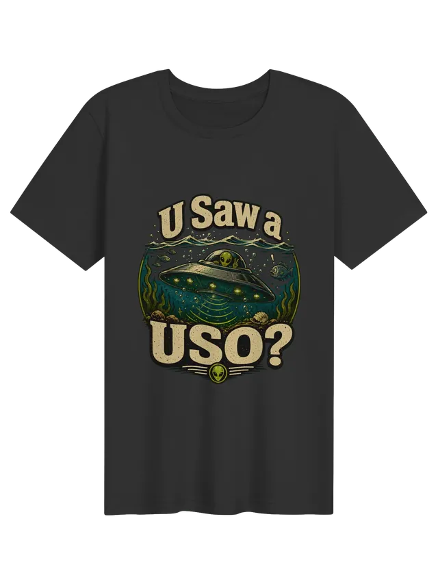 U Saw A USO? vintage black preview