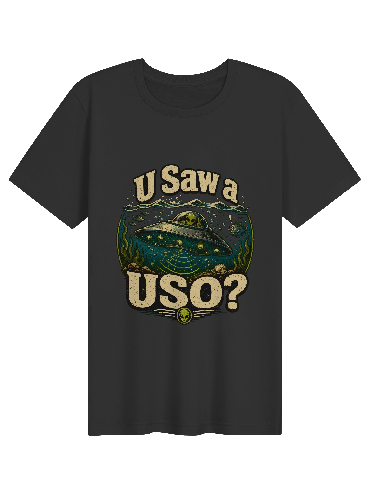 U Saw A USO? vintage black preview