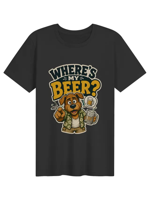 Where's My Beer? dark grey preview