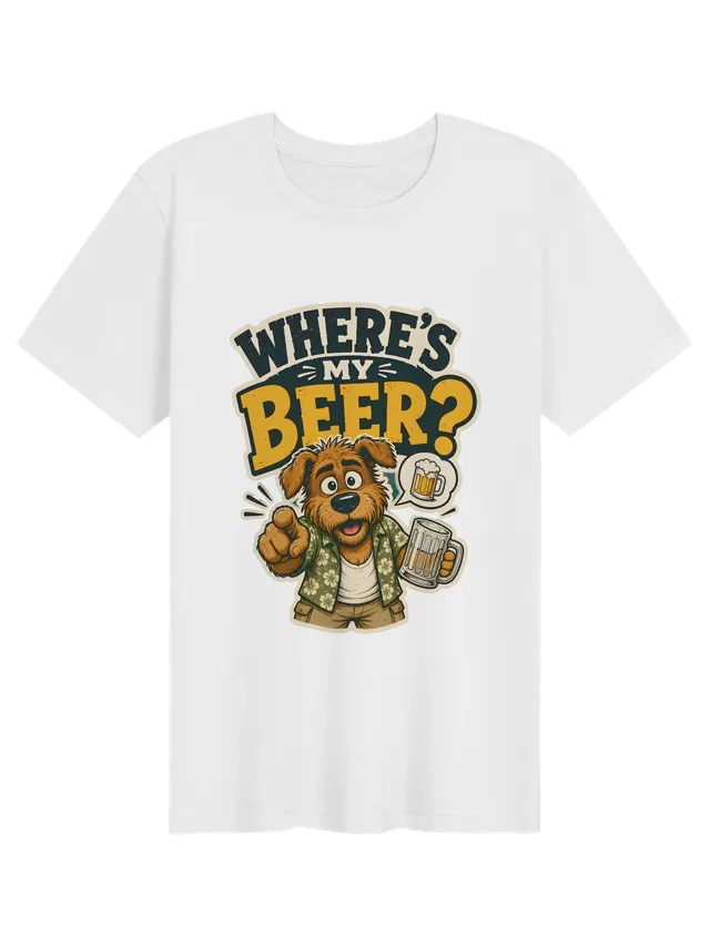 Where's My Beer? white preview