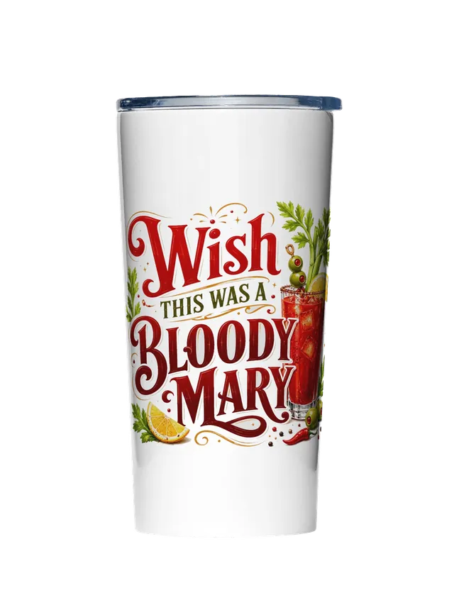 Wish This Was A Bloody Mary tumbler preview