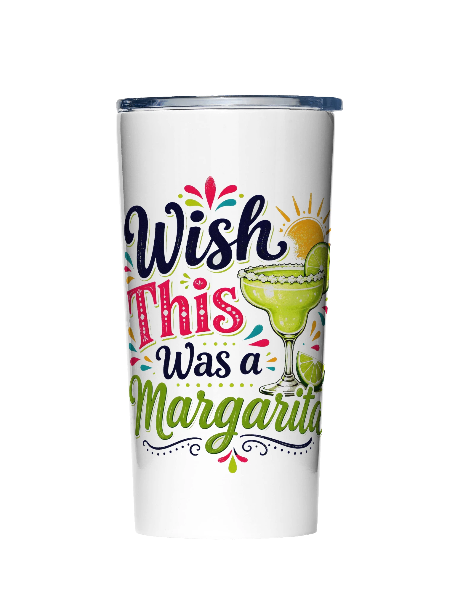 Wish This Was A Margarita tumbler preview