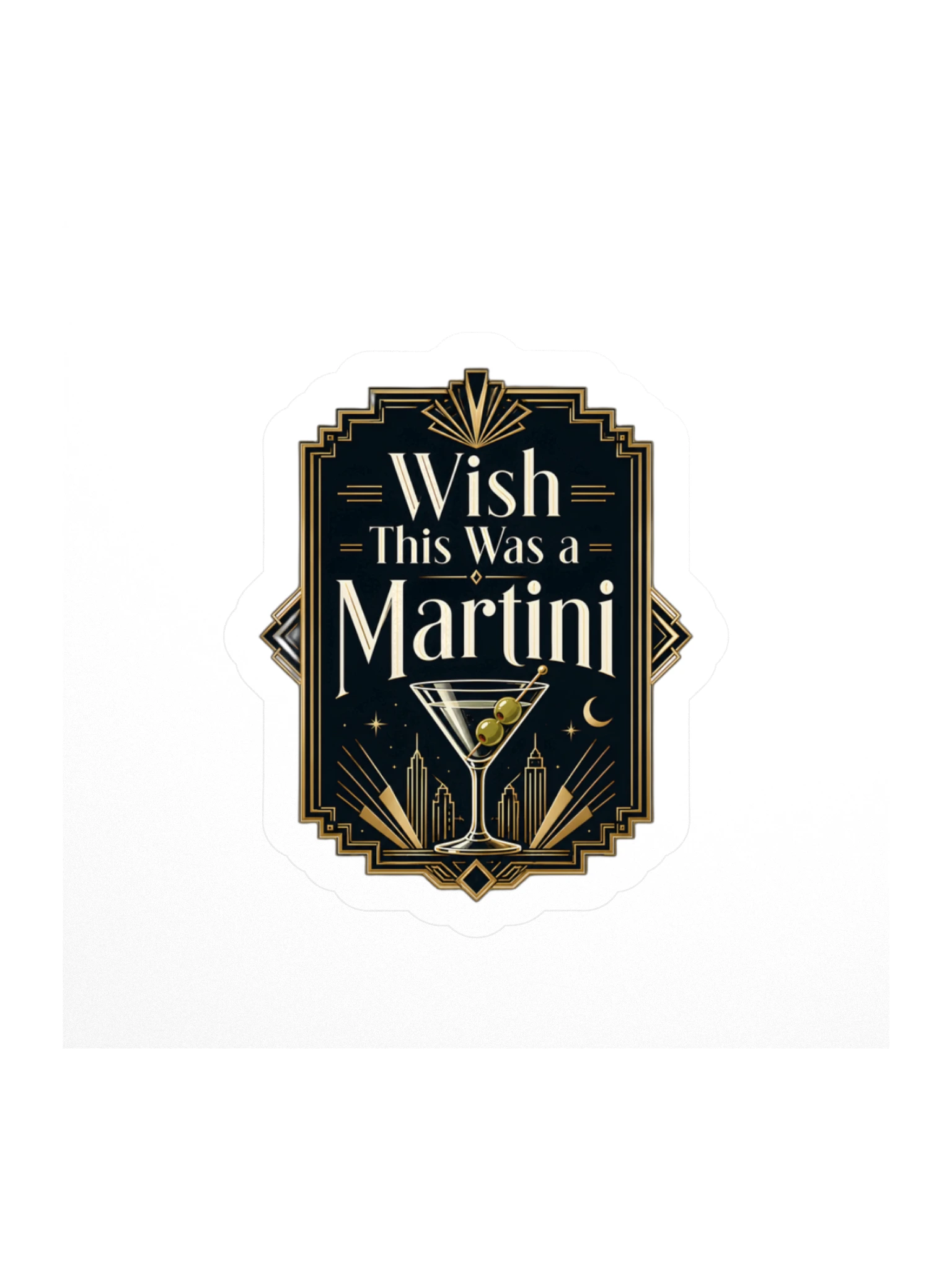 Wish This Was A Martini sticker preview