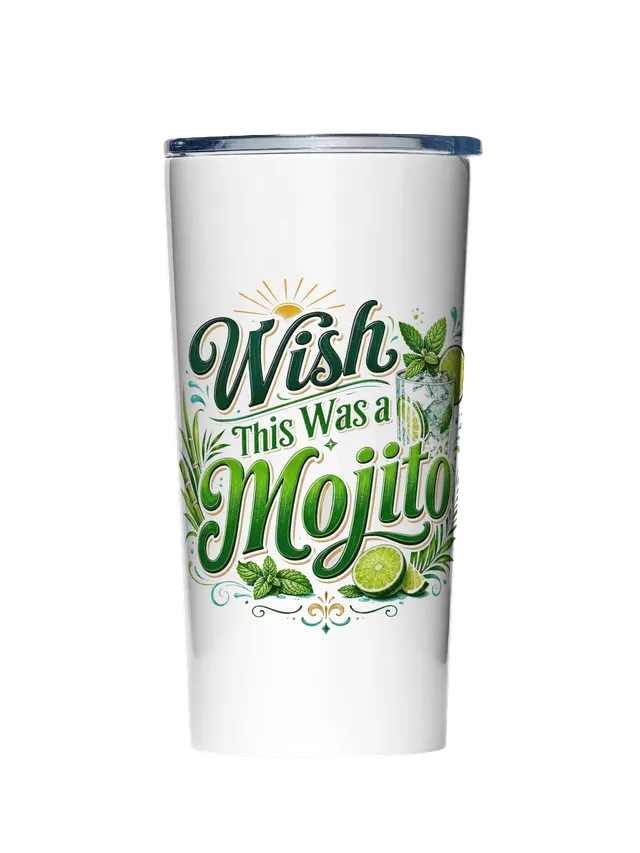 Wish This Was A Mojito tumbler preview