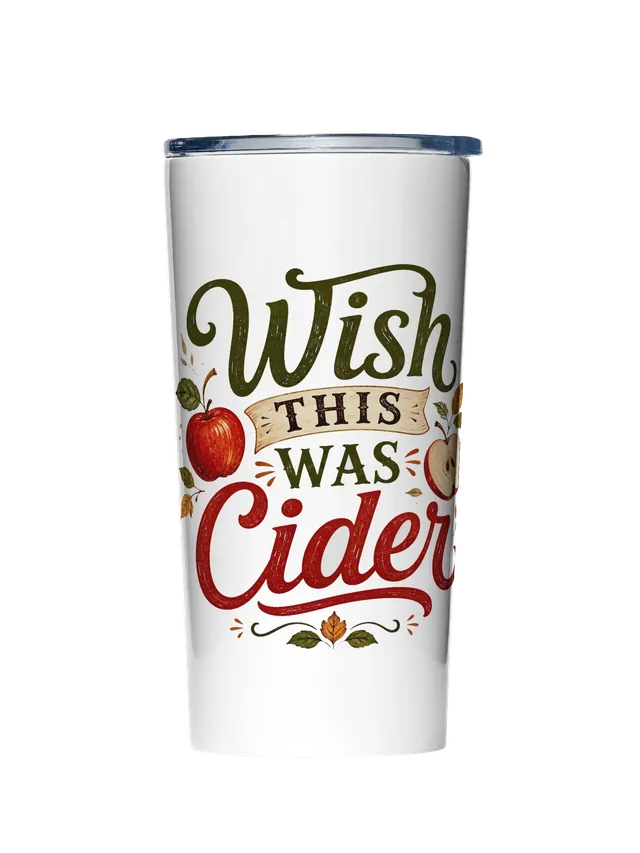 Wish This Was Cider tumbler preview