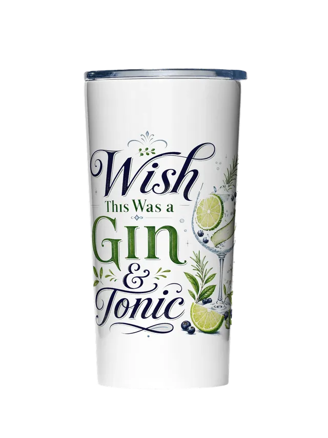 Wish This Was Gin And Tonic tumbler preview