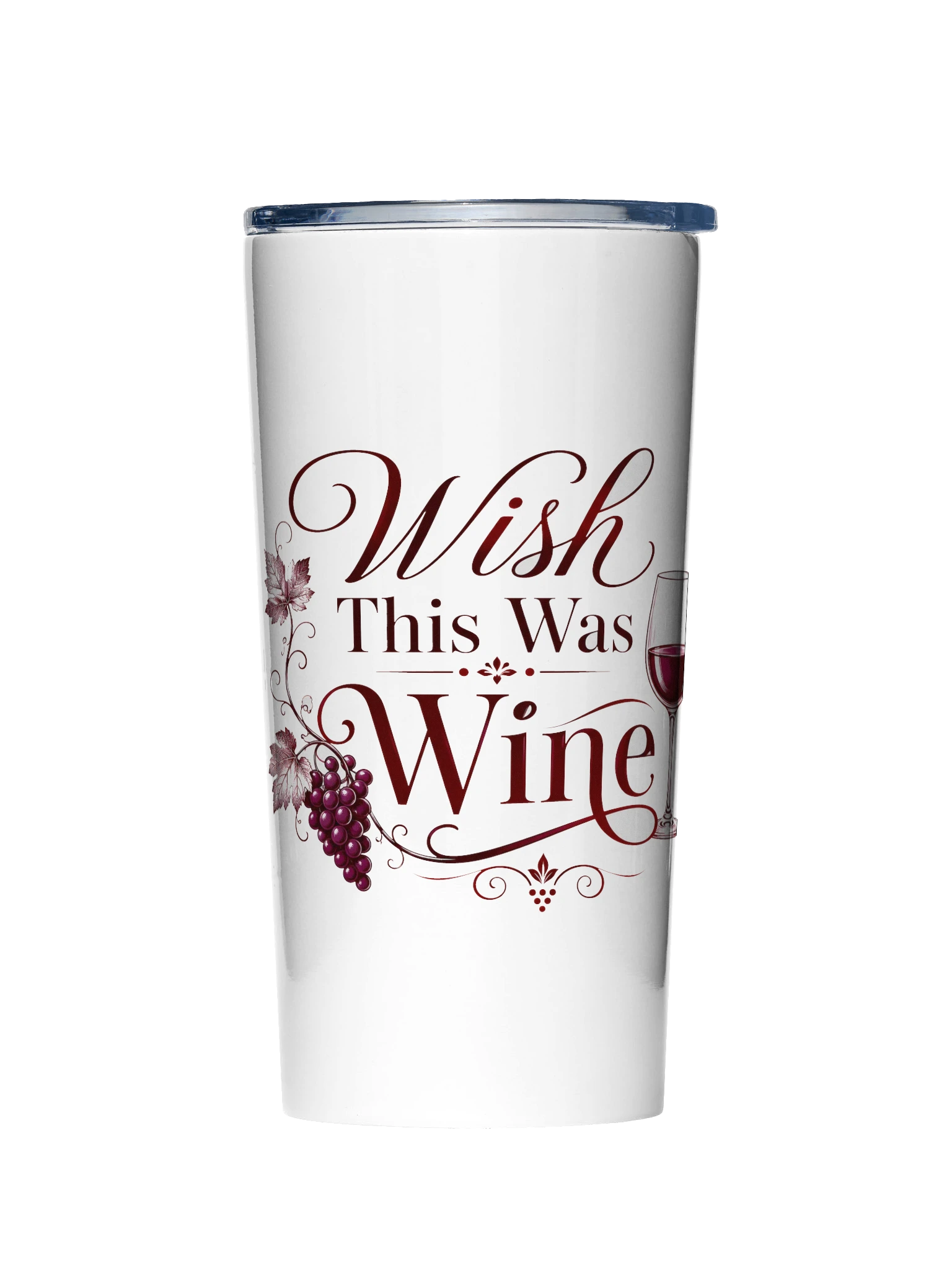 Wish This Was Wine tumbler preview